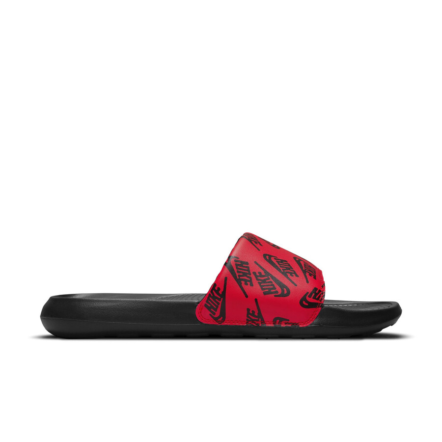 Sandales Nike Victori One Slide rouge noir