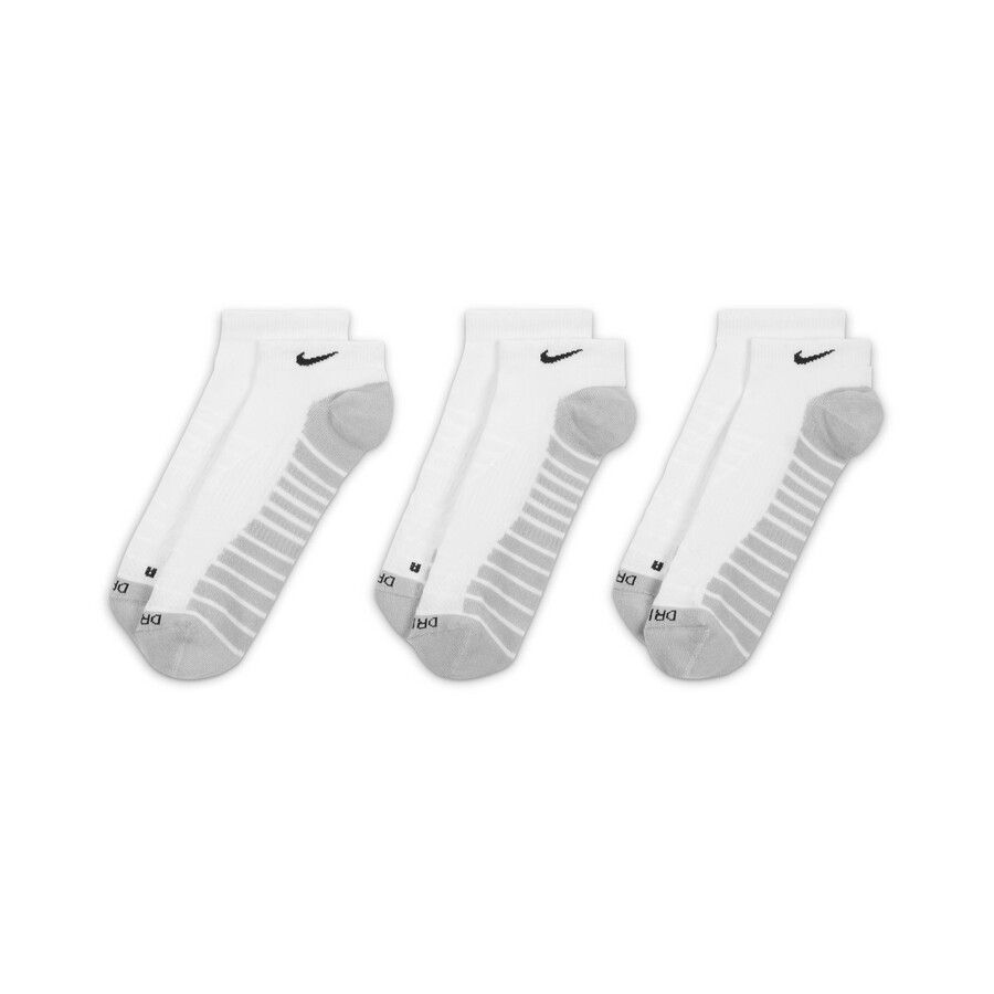 Pack 3 paires socquettes Nike Max Cush blanc