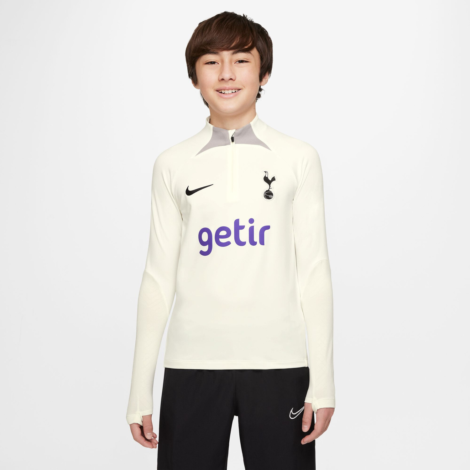 Sweat zippé junior Tottenham Strike blanc 2022 23 sur Foot fr