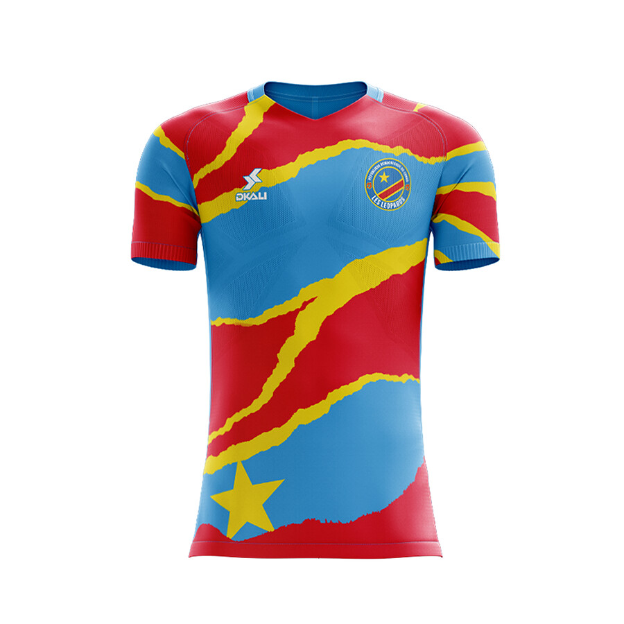 Maillot Dkali Congo bleu 2022