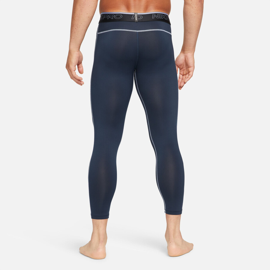 Legging Nike Pro Dri-FIT bleu foncé blanc