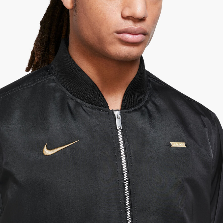 Veste bomber Equipe de France noir or 2022