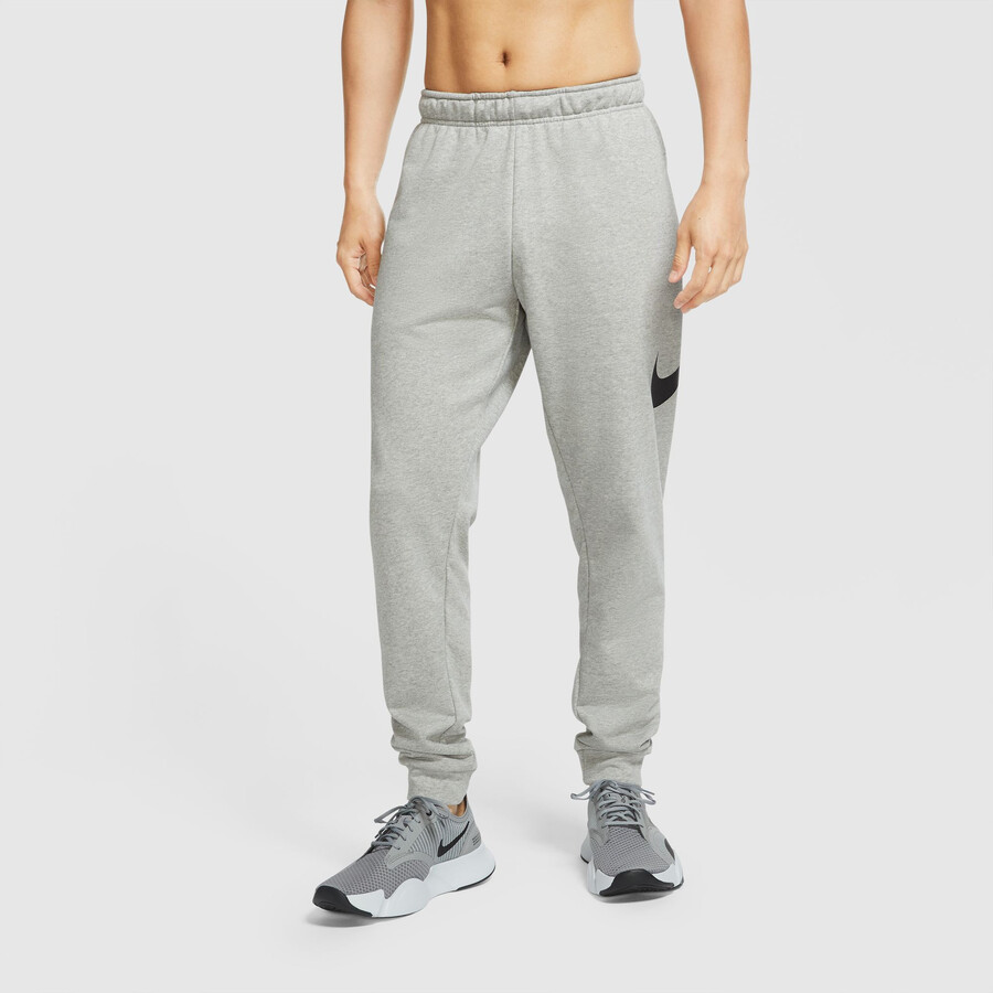 Pantalon survêtement Nike molleton gris noir