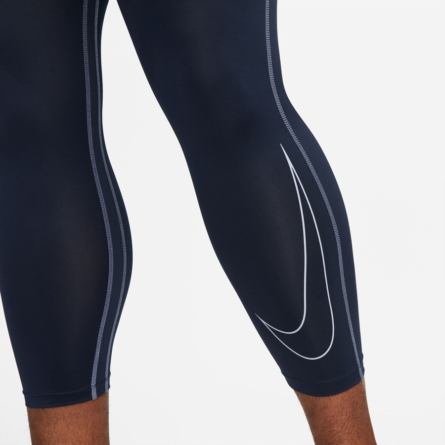 Legging Nike Pro Dri-FIT bleu foncé blanc