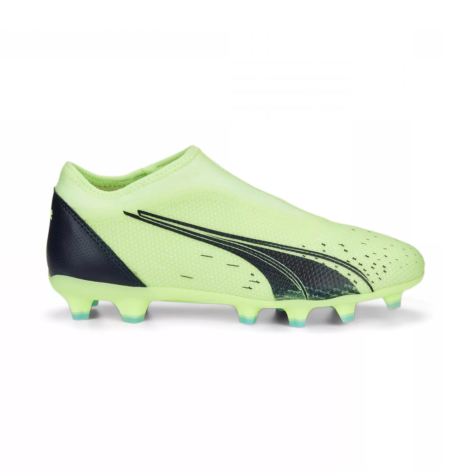 Puma Ultra Match Junior FG AG Vert Bleu Sur Foot Fr