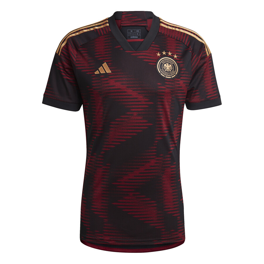 Maillot Avant Match Allemagne Noir Or 2022 Sur Foot Fr