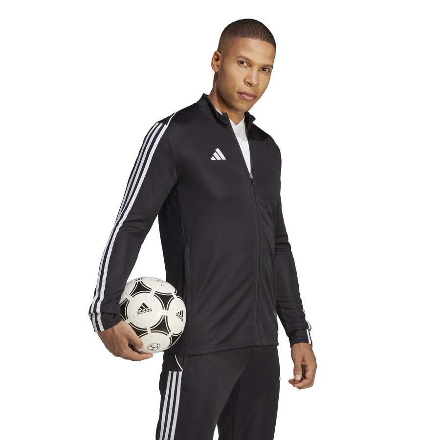 Veste survêtement adidas Tiro23 League noir blanc