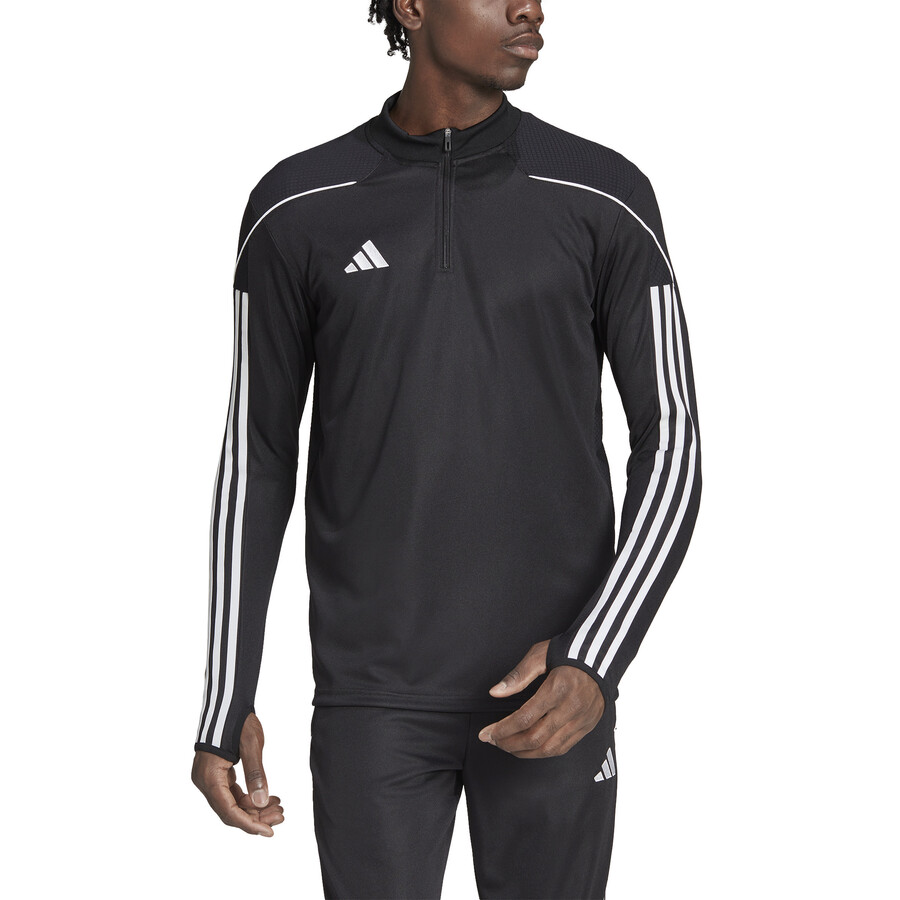 Sweat zippé adidas Tiro23 League noir blanc