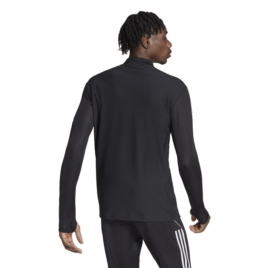 Sweat zippé adidas Tiro23 League noir blanc