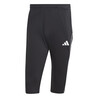 Pantalon survêtement 3/4 adidas Tiro23 noir blanc