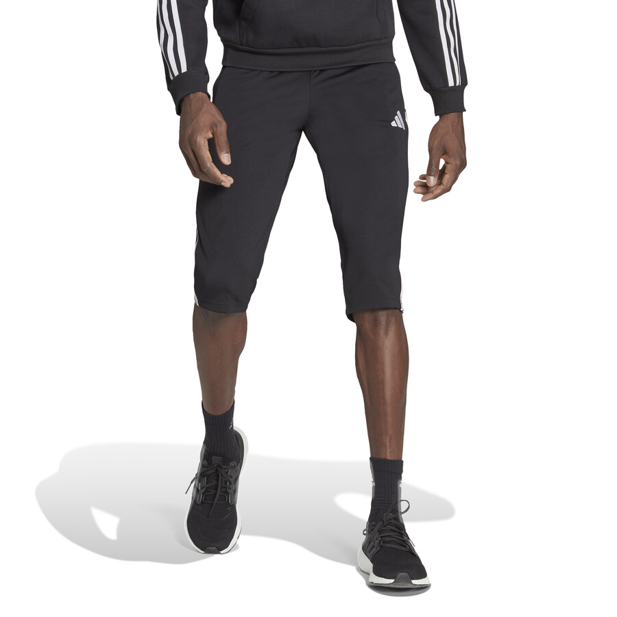 Pantalon survêtement 3/4 adidas Tiro23 noir blanc