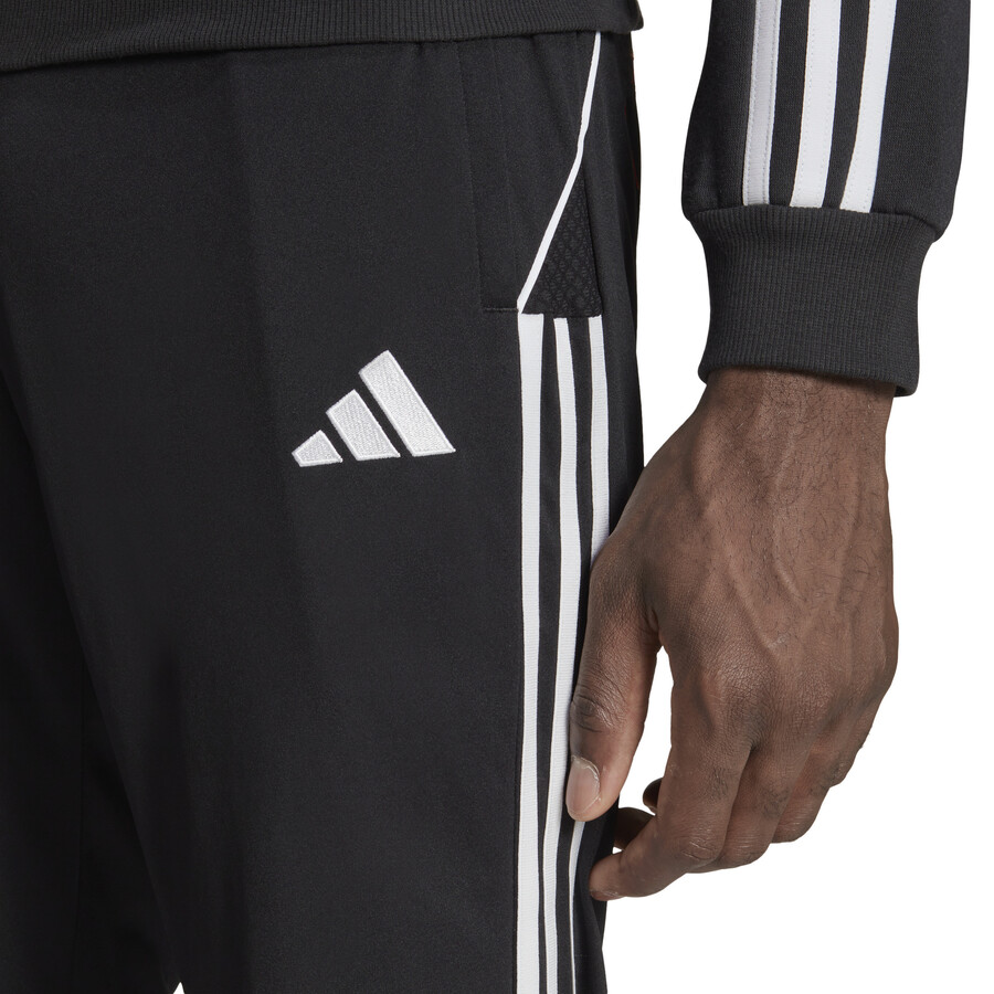 Pantalon survêtement 3/4 adidas Tiro23 noir blanc