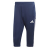 Pantalon survêtement adidas 3/4 Tiro23 bleu blanc