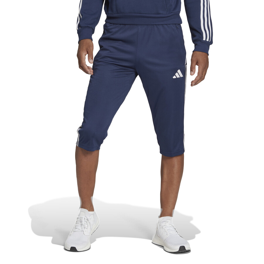 Pantalon survêtement adidas 3/4 Tiro23 bleu blanc