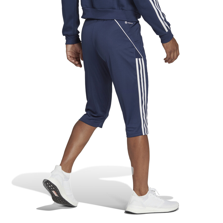 Pantalon survêtement adidas 3/4 Tiro23 bleu blanc