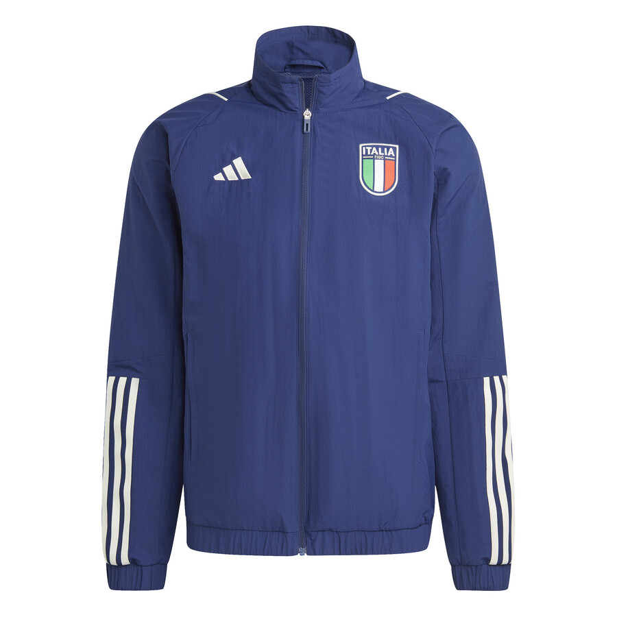 Veste survêtement Italie Woven bleu blanc 2023