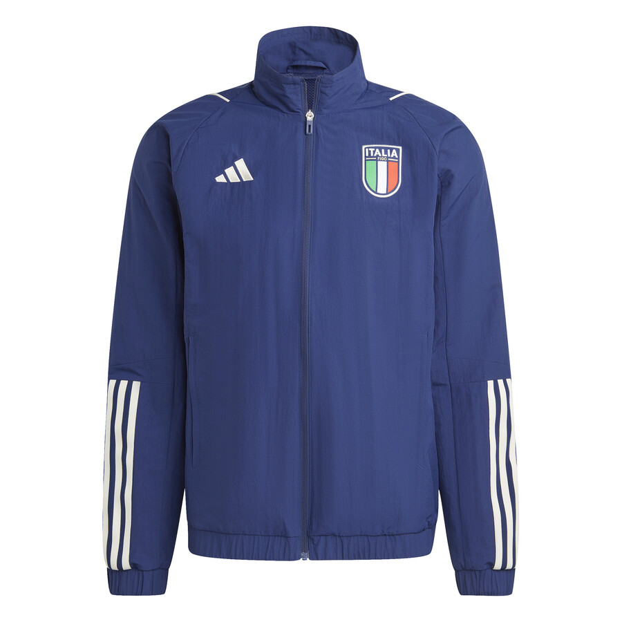 Veste survêtement Italie Woven bleu blanc 2023