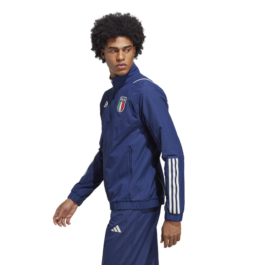 Veste survêtement Italie Woven bleu blanc 2023