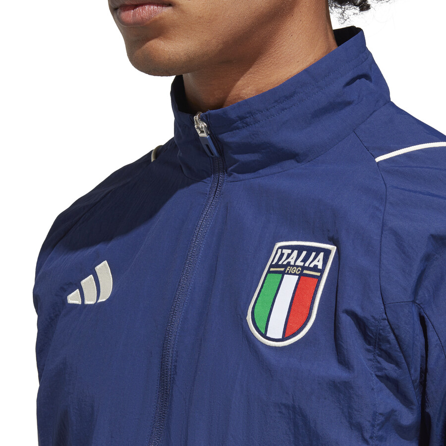 Veste survêtement Italie Woven bleu blanc 2023