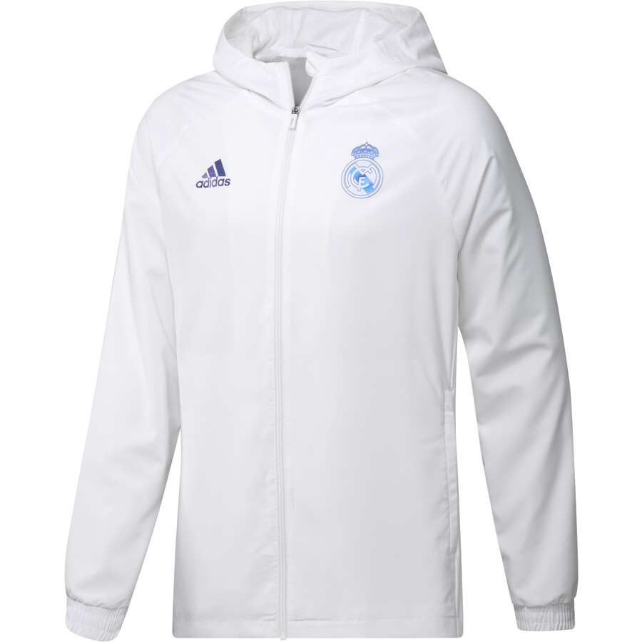 Veste survêtement Real Madrid Woven bleu jaune 2023/24 sur Foot.fr