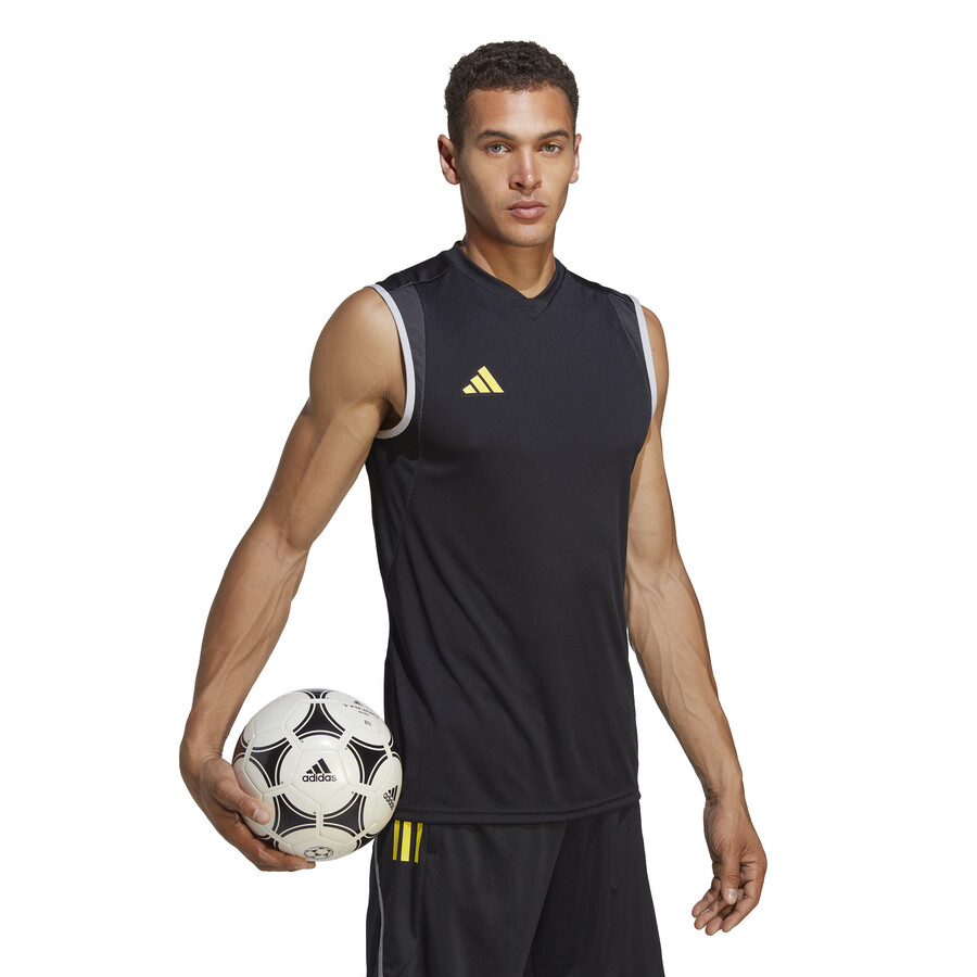 Débardeur adidas Tiro23 noir jaune