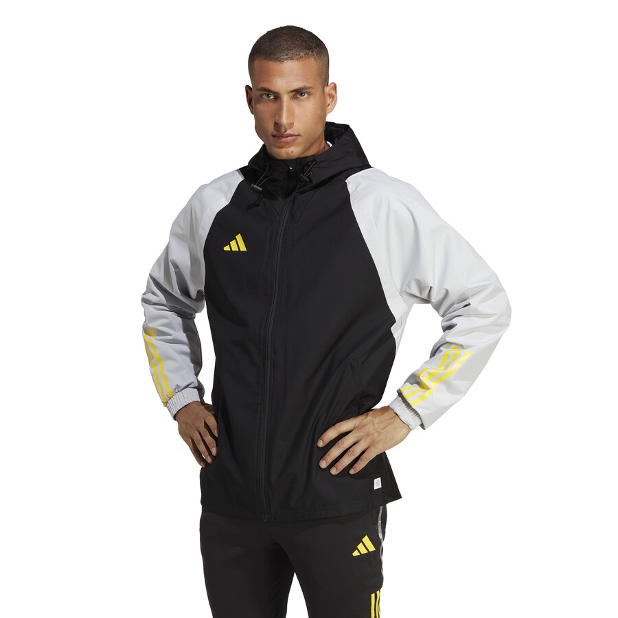 Veste imperméable adidas Tiro23 noir gris