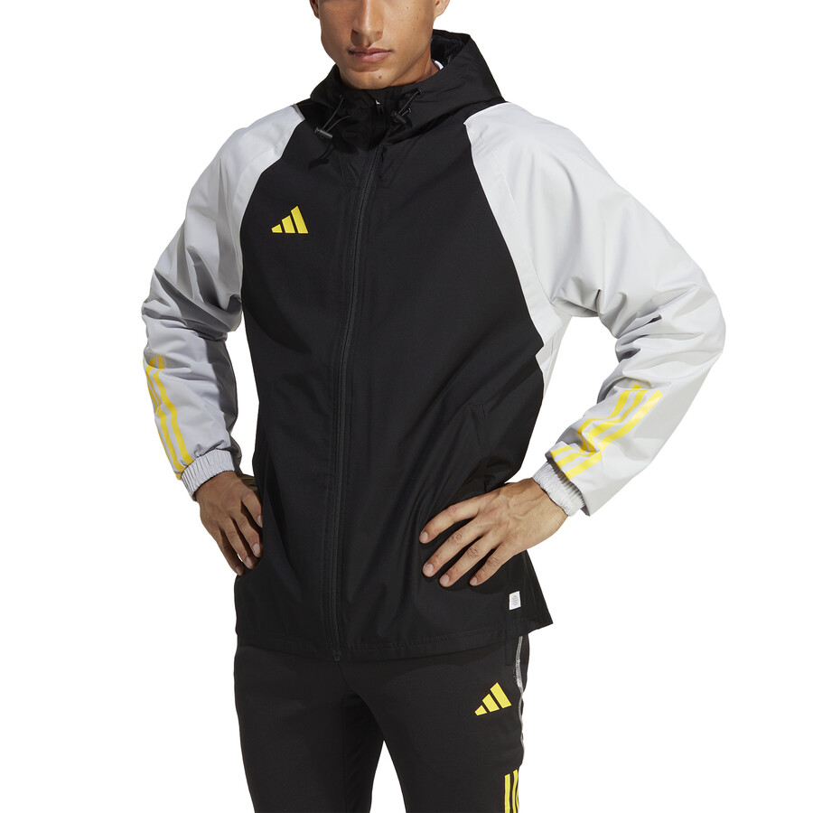 Veste imperméable adidas Tiro23 noir gris