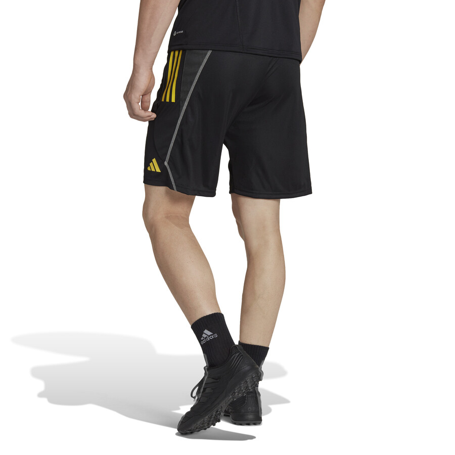 Short entraînement adidas Tiro23 noir jaune