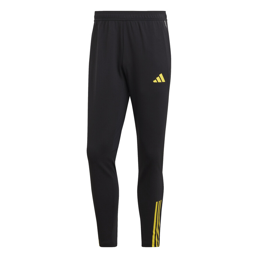 Pantalon survêtement adidas Tiro23 noir jaune