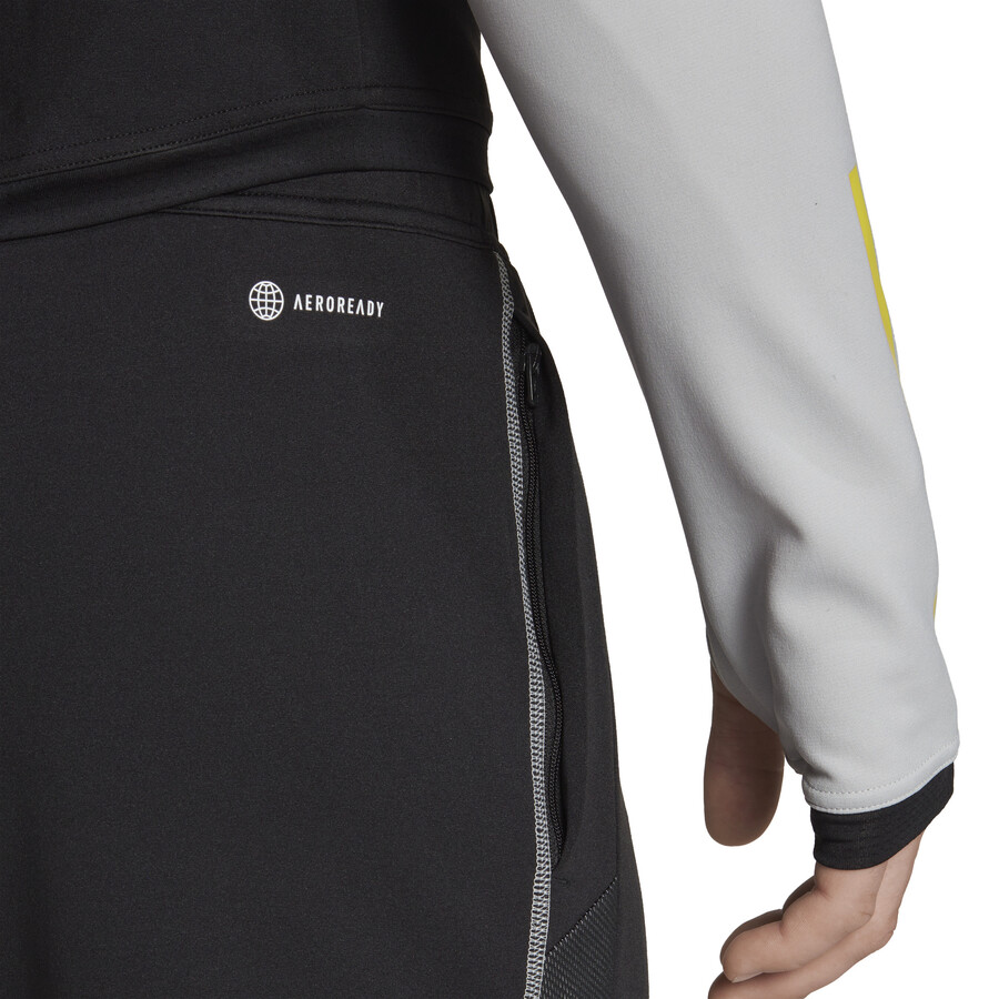 Pantalon survêtement adidas Tiro23 noir jaune