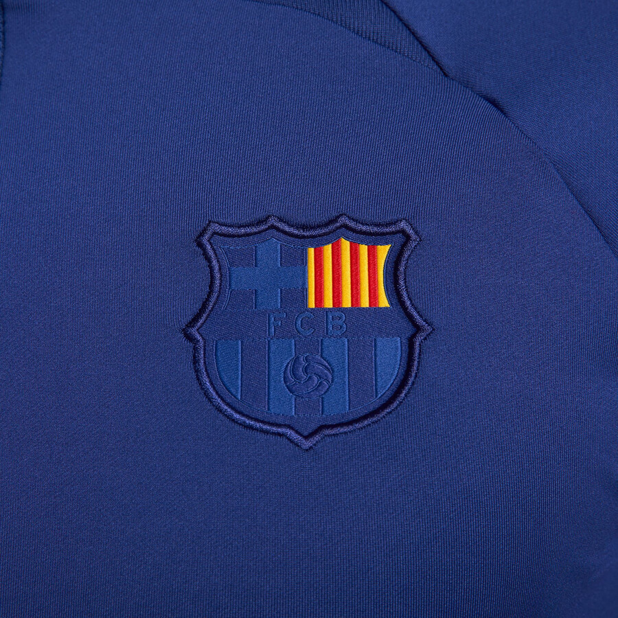 Sweat zippé FC Barcelone Strike bleu 2022/23