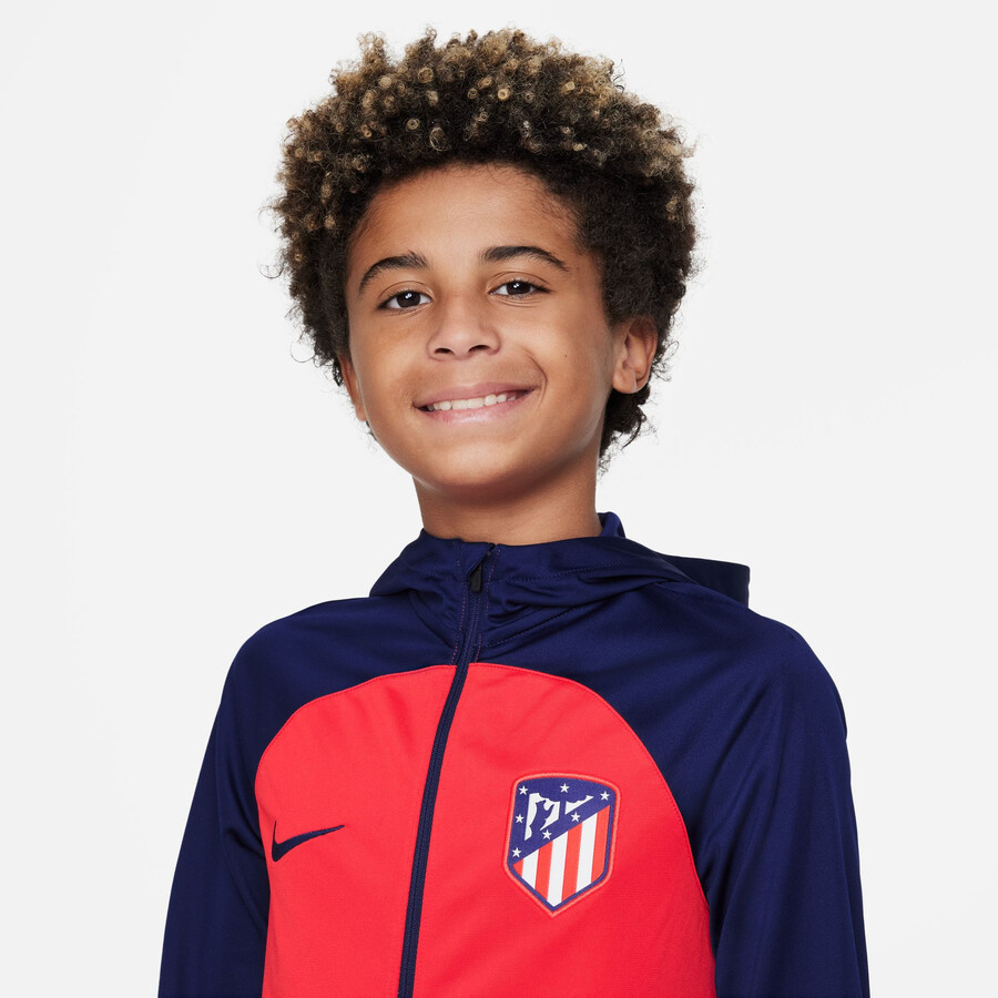 Ensemble survêtement junior Atlético Madrid Strike bleu rouge 2023/24