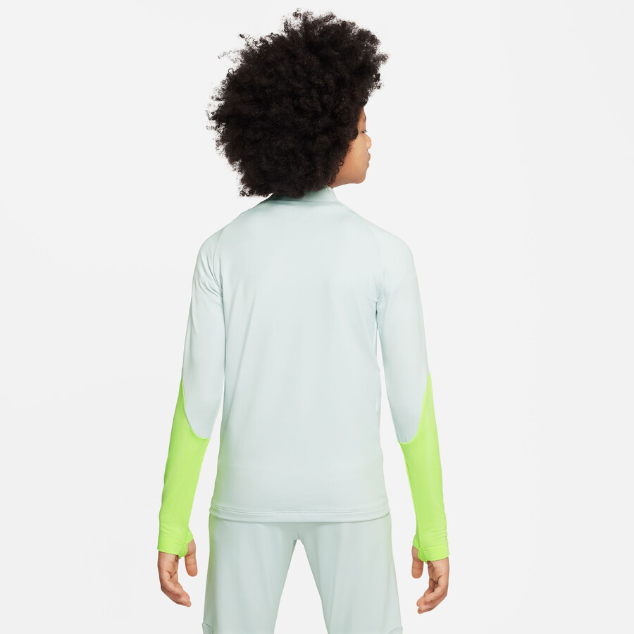 Sweat zippé junior Nike strike gris jaune