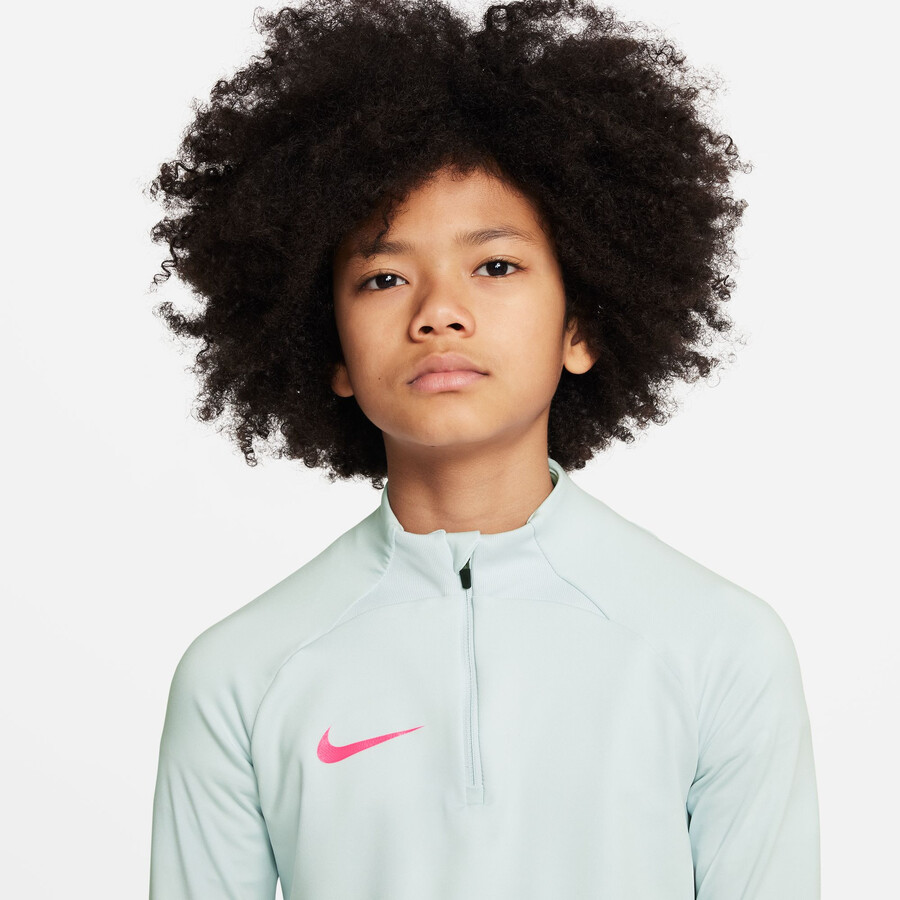 Sweat zippé junior Nike strike gris jaune