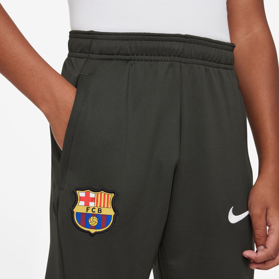 Pantalon survêtement junior FC Barcelone Strike gris 2023/24