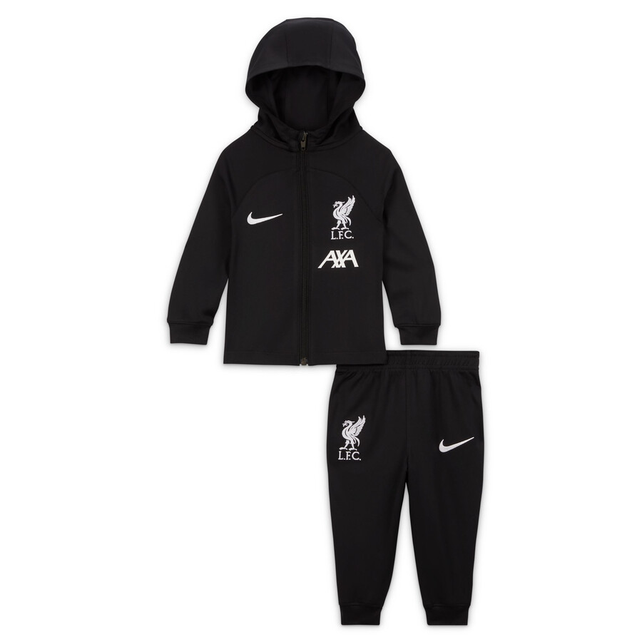 Ensemble survêtement bébé Liverpool Strike noir blanc 2023/24