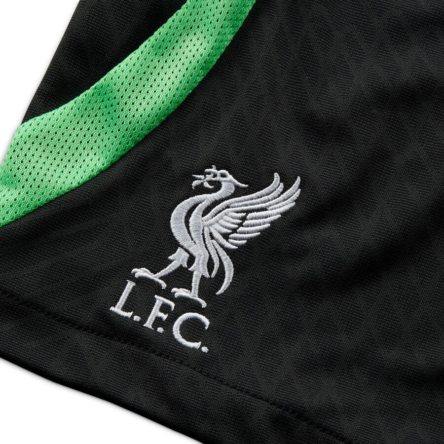 Short entraînement junior Liverpool Strike noir vert 2023/24