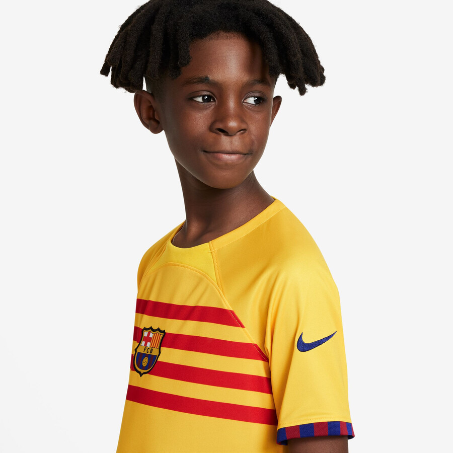 Maillot junior FC Barcelone 4th 2022/23