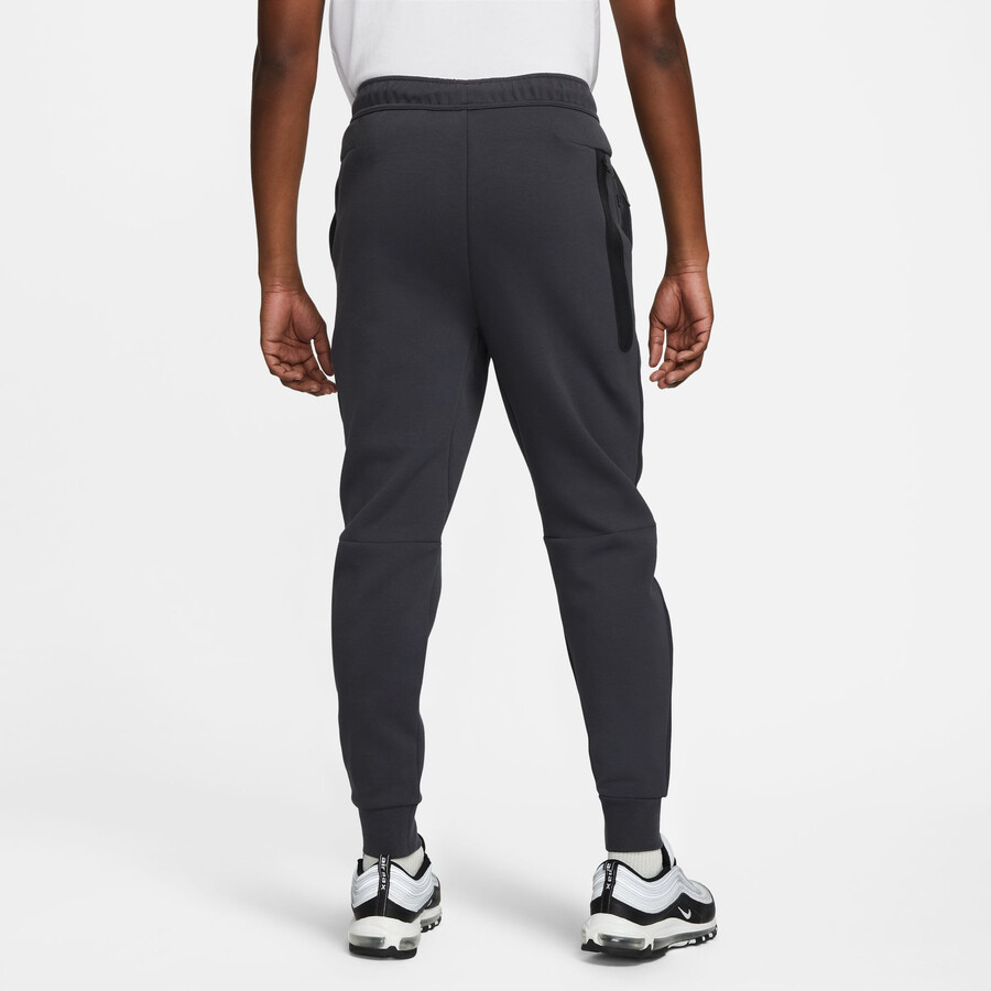 Pantalon survêtement Nike Tech Fleece gris jaune