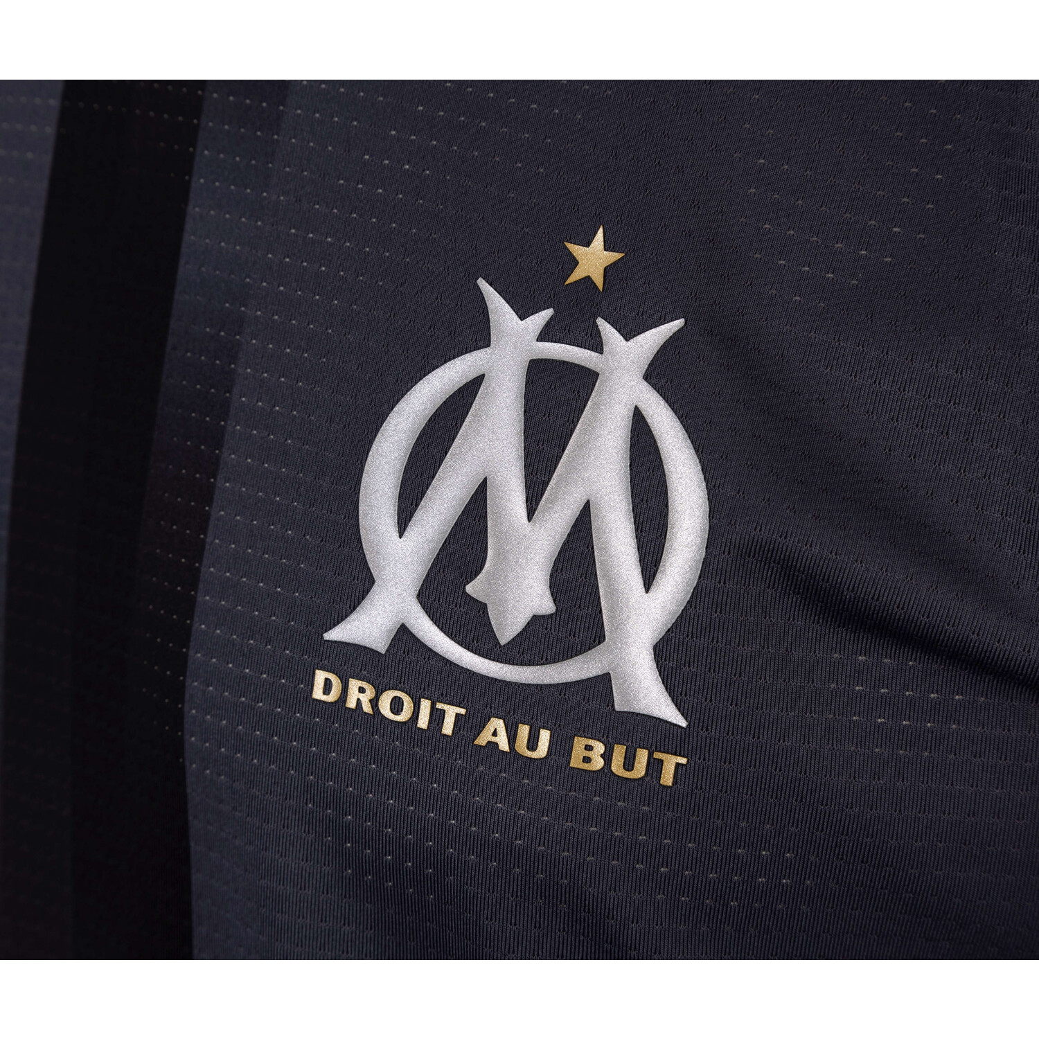 Maillot OM Avant Match Noir pour Adulte - Espace Foot