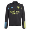 Sweat zippé junior Arsenal noir bleu 2023/24