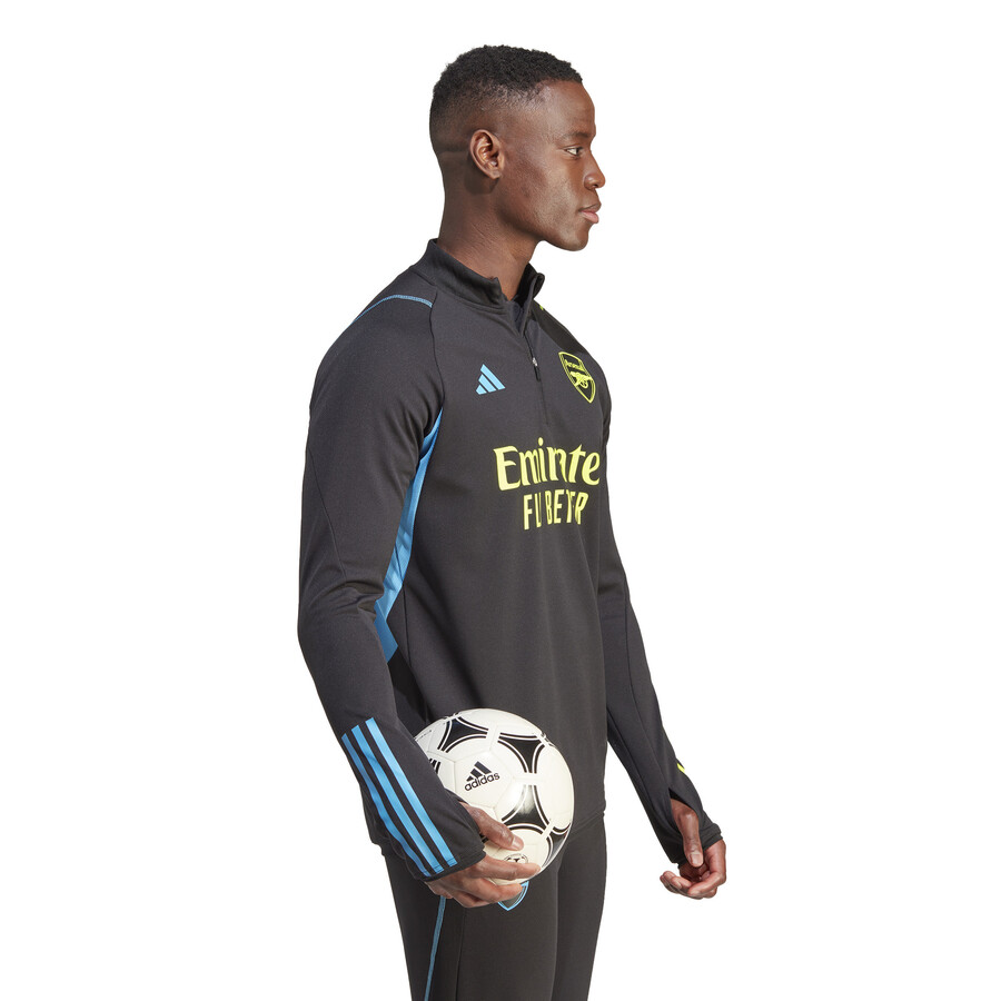 Sweat zippé Arsenal noir bleu 2023/24