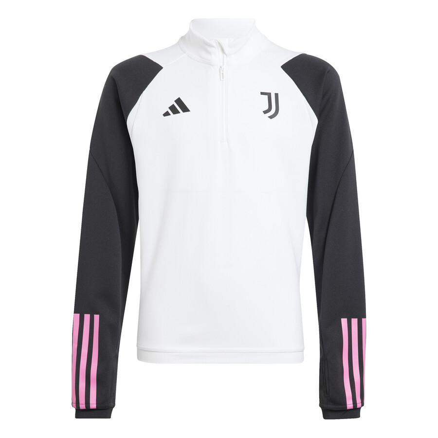 Sweat zippé junior Juventus blanc rose 2023/24