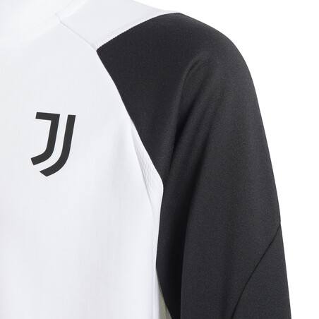 Sweat zippé junior Juventus blanc rose 2023/24