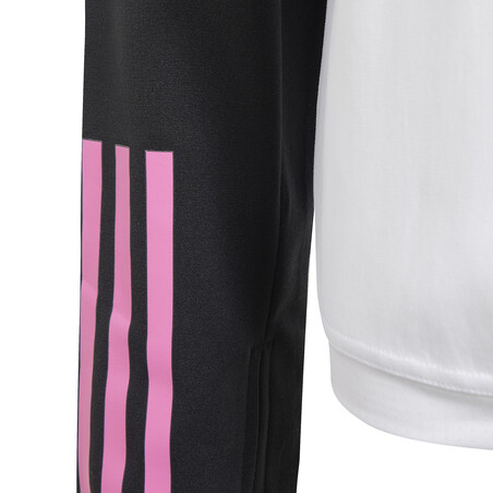 Sweat zippé junior Juventus blanc rose 2023/24