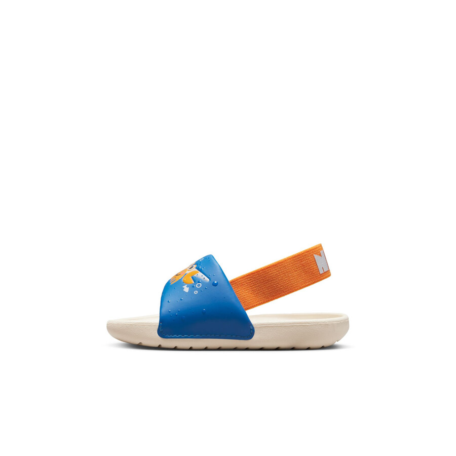 Sandales bebe Nike Kawa bleu orange sur Foot