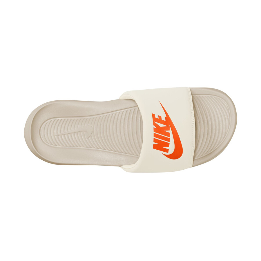 Sandales Nike Victori One blanc orange