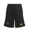 Short entraînement junior Arsenal noir bleu 2023/24