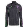 Sweat zippé Bayern Munich noir violet 2023/24
