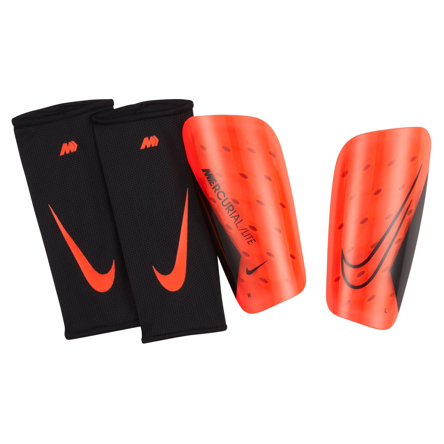 Nike Protège-Tibias Mercurial Lite Fire - Rouge/Noir
